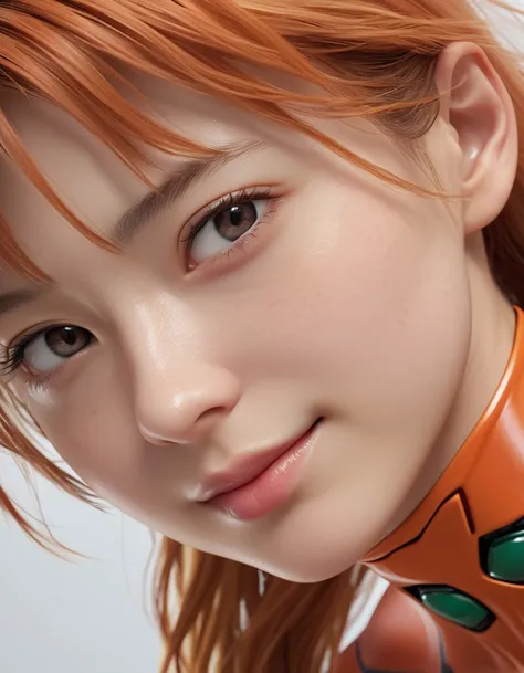 1girl, souryuu asuka langley, neon genesis evangelion, friendly, smile, Japanese, close up,
8k, RAW, best quality, ultrarealistic, photorealistic, natural skin, detailed skin, (skindentation:0.3)