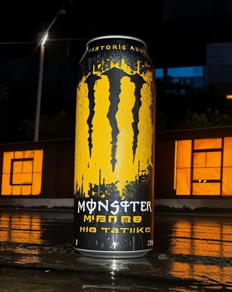 manen, no humans, can, still life, blurry, realistic, scenery, energy drink,( monster energy:1.2), (Cranberry & pumpkin:1.3) <lora:monen:0.8>, slate atmosphere, cinematic, dimmed colors, dark shot, muted colors, film grainy, lut, spooky, art by keith negley, (logo:1.3), vector graphics, design, (straight:1.3), (symmetrical:0.4), by keith negley, [[jean arp]], minimalistic, (cyberpunk:1.3), in heavy raining futuristic tokyo rooftop cyberpunk night, sci-fi, fantasy, intricate, very very beautiful, elegant, neon light, highly detailed, digital painting, artstation, concept art, soft light, hdri, smooth, sharp focus, illustration, art by tian zi and craig mullins and wlop and alphonse mucha