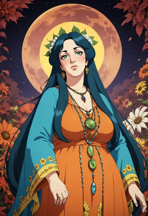 Mama Cass, studio anime, in the style of Duskfallcrew and Earthnicity