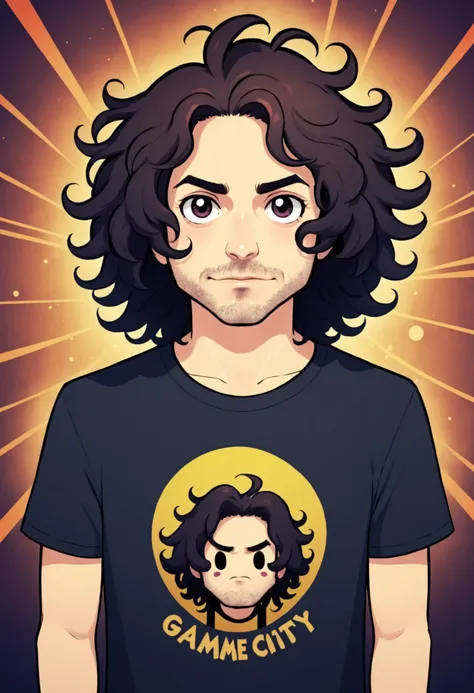 Dan Avidan of Game Grumps, studio anime, in the style of Duskfallcrew and Earthnicity