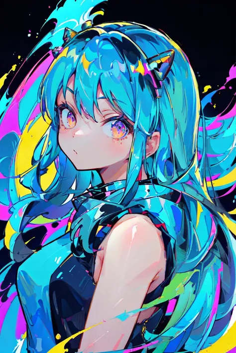 <lora:colorful_mix_0.1:0.8> colorfulmix, 1girl, solo, cute, LUM, LUMLUM, HORNS <lora:Urusei Yatsura_lum4:1>