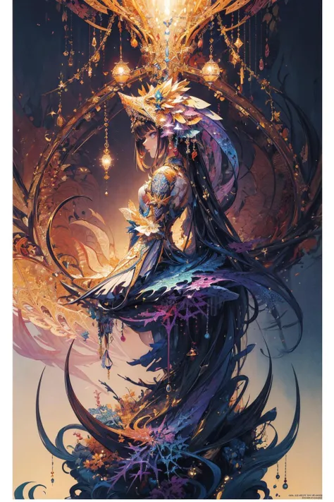 (masterpiece, top quality, best quality, official art, beautiful and aesthetic:1.2), (1girl),extreme detailed,(fractal art:1.3),colorful,highest detailed