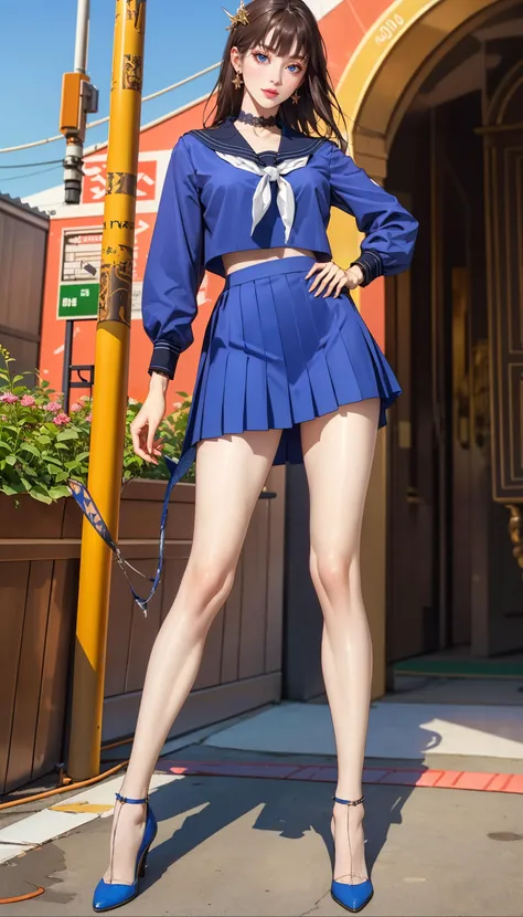 Realistic, 8k, 1girl, long white black ponytail hair, Chinese, heterochromic eyes, moles under the eyes, thick eyebrows, bikini, tuned abs, thighs, in bed, sleeping beauty, hinata hyuga, hinata, gold hair,