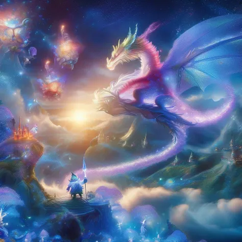 Fujifilm quality photograph (best quality)++, (masterpiece)++, (detailed)+, elf on the shelf fighting a Dragon, (fantasy illustration)1.3, enchanting Dragon battle elf on the shelf, mystical battle, (many gnomes battling)1.4 (whimsical charm).4 Otherworldly charm, mystical sky, (Luis Royo)1.2, (Yoshitaka Amano)1.1, moonlit night, soft colors, (detailed cloudscape)1.3, (high-resolution)1.2 (gnomes battling everywhere)1.2 , <lora:DonM3t3rn1tyXL-v1.1:0.8> DonM3t3rn1tyXL <lora:DonMD1g174l4sc3nc10nXL:0.8> DonMD1g174l4sc3nc10nXL <lora:Dragons:0.8> dragon <lora:EnvyMagicalXL01:0.8> magical <lora:FantasyLandscape:0.8> FanLan