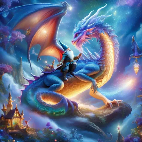(best quality)++, (masterpiece)++, (detailed)+, elf on the shelf fighting a Dragon, (fantasy illustration)1.3, enchanting Dragon, elf on the shelf, mystical design, (many gnomes)1.4 (whimsical charm).4 Otherworldly charm, mystical sky, (Luis Royo)1.2, (Yoshitaka Amano)1.1, moonlit night, soft colors, (detailed cloudscape)1.3, (high-resolution)1.2 (gnomes everywhere)1.2 , <lora:DonM3t3rn1tyXL-v1.1:0.8> DonM3t3rn1tyXL <lora:DonMD1g174l4sc3nc10nXL:0.8> DonMD1g174l4sc3nc10nXL <lora:Dragons:0.8> dragon <lora:EnvyMagicalXL01:0.8> magical <lora:FantasyLandscape:0.8> FanLan