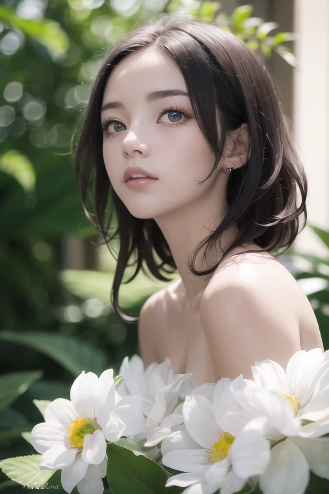 (masterpiece:1.25), best quality, (photograph:1.25), RAW photo, absurdres, 8K, HDR, lifelike,
young beauty, enchanting eyes, captivating face, lips, silky smooth skin, willowy stature,
(Kodak Portra 400), (texture), realistic lighting, ambient occlusion, real-time reflections, depth of field, bokeh, unreal-engine, <lora:ConceptAlraunePlantGirl_v2:1>
