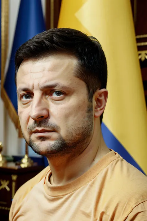 Zelenskyy, a man <lora:Zelenskyy2:1>