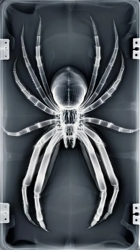xraye1 spider<lora:xrayeffect:1>