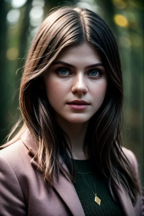 photo of beautiful (EP4l3x4ndr4D4dd4r10:0.99), a woman with perfect hair, wearing Gold Pink (long coat:1.1),  (fairy forest:1.1), (closeup), modelshoot style, (extremely detailed CG unity 8k wallpaper), professional majestic photography, (Leica M6 Camera), 24mm, exposure blend, hdr, faded, extremely intricate, High (Detail:1.1), Sharp focus, dramatic, soft cinematic light, (looking at viewer), 4k textures, elegant, ((((cinematic look)))), soothing tones, insane details, hyperdetailed, low contrast, (epicPhoto)