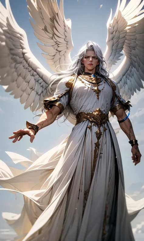 (dramatic, gritty, intense:1.4),(masterpiece,best quality,beautiful and aesthetic:1.2),
Seraphim,holy angel,angel,huge wings,standing above the clouds,majestically looked down,huge portrait,giant creatures,a peaceful breath,mysterious light,spirit creatures,(detail fingers),free will,wind and fire go hand in hand,Cherubim,Ophanim,noble,
ObKnegative_hand Negative Embedding _negative_hand