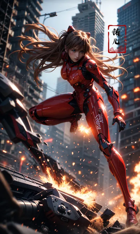 Epic CG masterpiece, Asuka Langley Soryu,hdr,dtm, full ha, charging forward battlefield, the burst meteor, the fierce battle of fighting with his life, 8K, ultra detailed graphic tension, dynamic poses, stunning colors, 3D rendering, surrealism, cinematic lighting effects, realism, 00 renderer, super realistic, full - body photos, super vista, super wide Angle, HD
<lora:~Q?-feAsuka Langley Soryu:0.8>