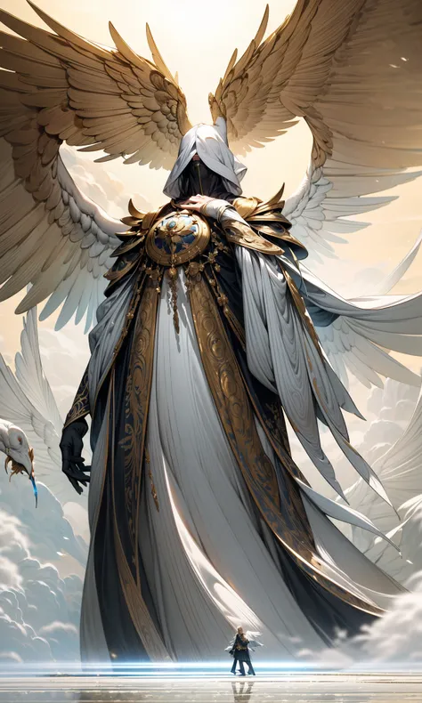 (dramatic, gritty, intense:1.4),(masterpiece,best quality,beautiful and aesthetic:1.2),
Seraphim,holy angel,angel,huge wings,standing above the clouds,majestically looked down,huge portrait,giant creatures,a peaceful breath,mysterious light,spirit creatures,(detail fingers),free will,wind and fire go hand in hand,Cherubim,Ophanim,noble,
(ObKnegative_hand Negative Embedding _negative_hand:1.5)