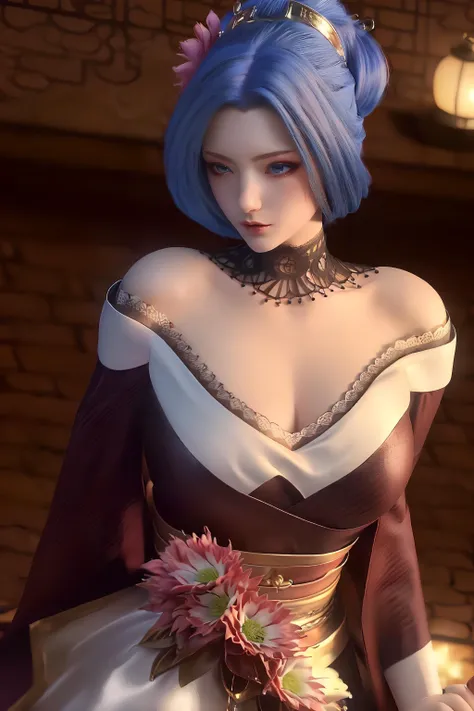 (8k,best quality, masterpiece:1.2), <lora:ruyifuren:0.8>,1girl,solo,blue hair, blue_eyes,(large breasts,cleavage:1.3),off_shoulder,japanese_clothes,upper body, looking at viewer,onsen, sitting,
((an extremely delicate and beautiful girl, extremely detailed, an extremely delicate and beautiful)),beautiful eyes,beautiful face,
