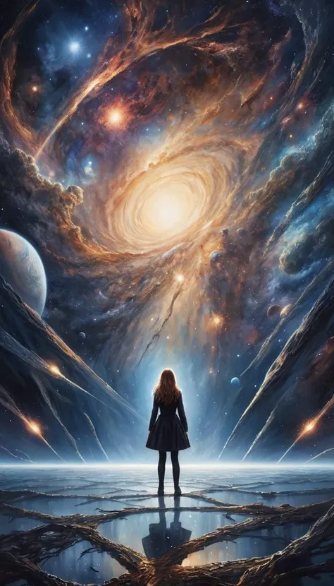 Creating large-scale the edge of my universe, site-specific artworks, often immersive and experiential.
