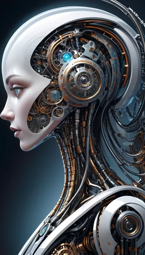 biomechanical style the edge of my universe . blend of organic and mechanical elements, futuristic, cybernetic, detailed, intricate