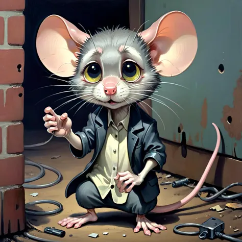 gig1style rat <lora:gig1style:0.7>