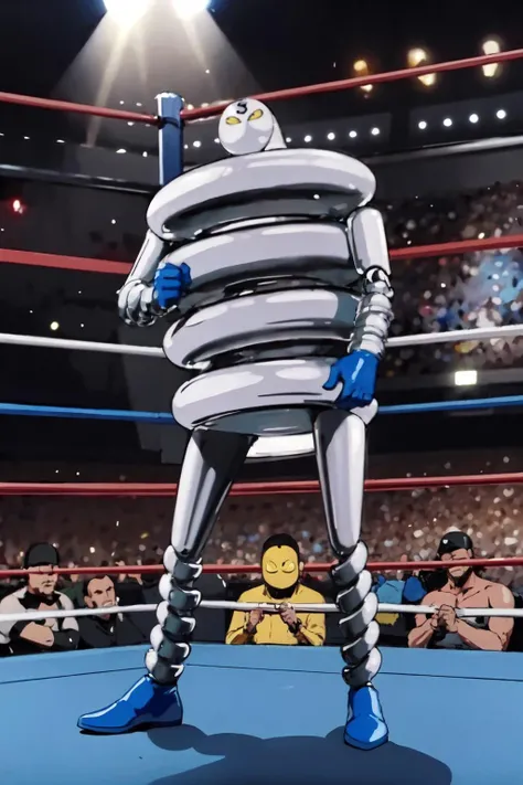 masterpiece, best quality, solo, robot,looking at viewer,outdoor,wrestling ring,
<lora:springmanV1:0.8>springman