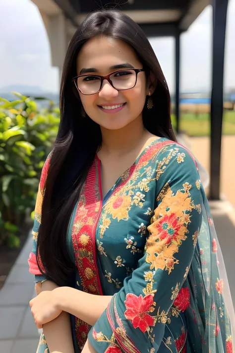 (best quality, masterpiece, detailed, realistic, photo-realistic, 35mm film, HDR, 4k, cinestill 800, sharp focus, 8mm film grain, Highres:1.3), full body, bursty, Indian, anamr, 1girl, focusing on camera, leaning, cleavage, detailed masculine, realistic body, detailed eyes, detailed face, ultra high details, masterpiece , perfect eyes, munzareen, 
outdoors, summer, 
<lora:Munzereen:0.8>