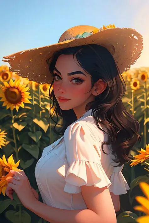 DEN_walerya_SG,
walking through a field of sunflowers wearing a summer dress and sun hat, field, sunflowers, summer, scenic,
bokeh, f1.4, 40mm, photorealistic, raw, 8k, textured skin, skin pores, intricate details  <lora:epi_noiseoffset2:1>, epiCRealism, <lora:ClothingAdjuster3:-1.0>