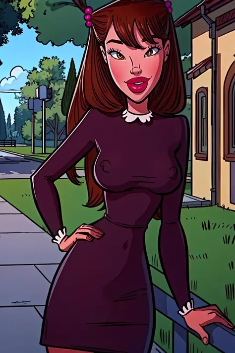 (masterpiece, best quality, high quality, uhd, 4k, 8k:1.2), jabstyle, <lora:juliaAP1.0:0.7> julia, 1girl, solo, breasts, makeup, dress,long sleeves,smile, looking at viewer, lips,
<lora:JabstyleV15:0.75>