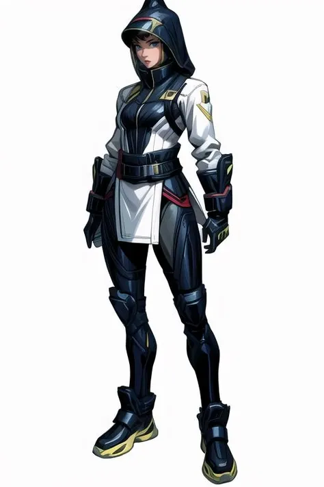 <lora:ConceptsFN:1> white background,  standing pose, solo, concept, 1girl, <lora:more_details:1>