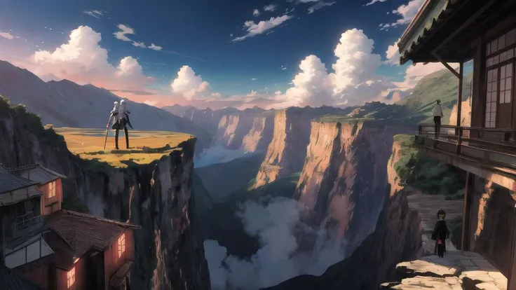 anime, landscape,