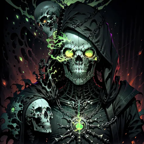 <lora:EvilLoRa:1> , Style-Necromancy, the skeleton of a necromancer mage shrouded in green energy, NecromancyAI, full body, 1boy, <lora:tarot card 512x1024:0.5>, <lora:NijiExpressV2:0.6> fcPortrait