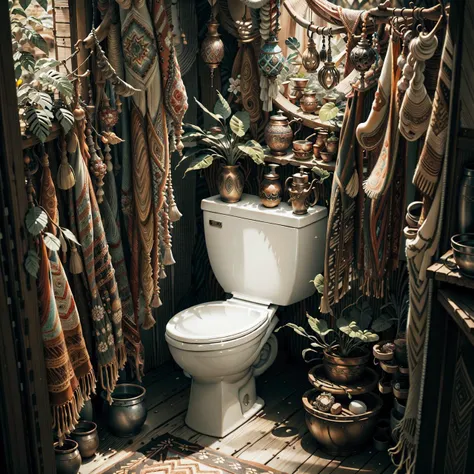 <lora:bohoai_v10:0.75> bohoai wc, intricate black filigree AND marbledmix19 wood, very detailed