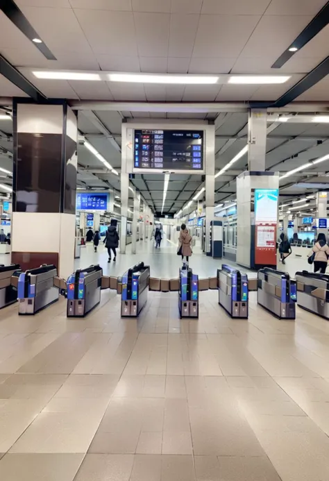 masterpiece, best quality, very aesthetic, absurdres,
umeda3F, automatic ticket gate, scenery, indoors, tiles, ceiling light, tile floor, ceiling
<lora:umeda_st_3F_SDXL_V1:1>