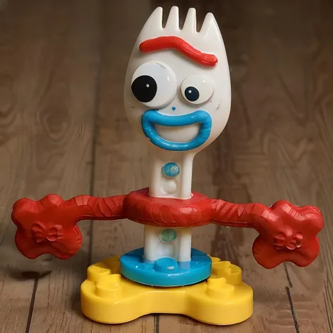 ukj character <lora:forky_v10-000004:0.9> , lego, real photo