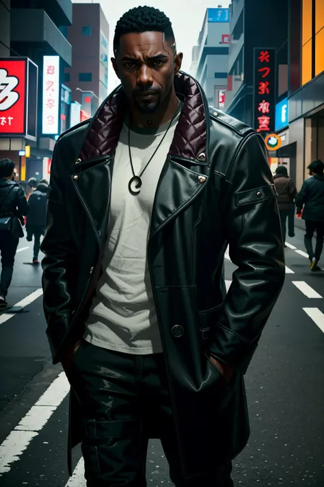 (masterpiece:1.2), (best quality:1.2), (high resolution:1.2)
<lora:epi_noiseoffset2:1>,
<lora:CyberReed:0.8>
CyberReed, 1boy, dark-skinned male, buzz cut, On a stylish, modern street in Tokyo, sporting a trendy Harajuku fashion look