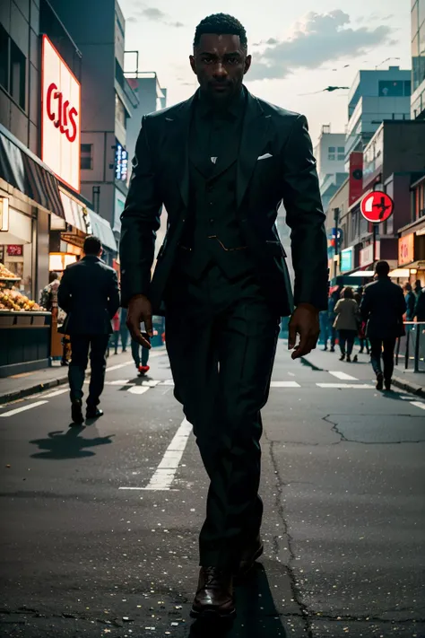 (masterpiece:1.2), (best quality:1.2), (high resolution:1.2)
<lora:epi_noiseoffset2:1>,
<lora:CyberReed:0.8>
CyberReed, 1boy, dark-skinned male, buzz cut, in a busy urban street, wearing a tailored three-piece suit, confidently striding forward amidst the city's hustle and bustle