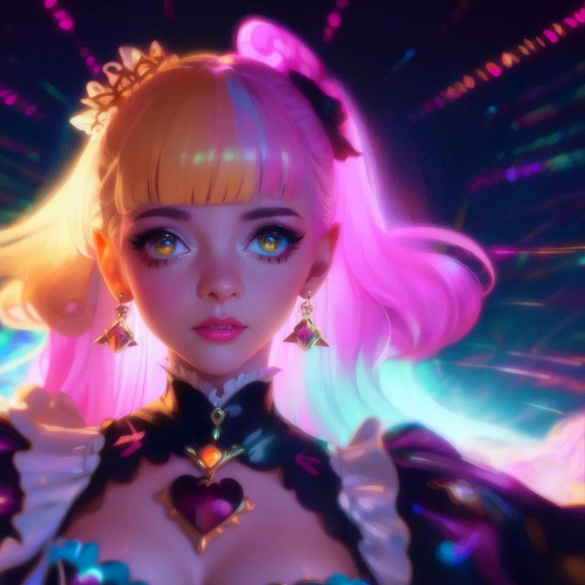 <lora:add-detail-xl:1> circus-themed cinematic film still
Beautiful young woman dressed as a ragdoll standing, voodoo doll, dark, pastel colour palette, stained, skull, 4k, detailed, intrinsic detail, cute, horror, Carnivalcore, stunningly pretty, glowing eyes, multiple facial expressions, cinematic quality, cinematic lighting, 128k, 1080p, hyper realistic details, Canon EOS 1200p, neon, black light, DSLR, maxim, highly detailed <lora:pastel_colors_xl_v1:1>
, by Lisa Frank, by Pebble Tay, Origami, Golden Hour, Photojournalism, Gamma, White Balance, Colorful, Electric Colors, Triadic-Colors, Technicolor, Kodachrome, Agfacolor, Alldimensional, Multiverse, VR, Starburst, Glowing Edges, Mordancage, Ray Traced, De-Noise, VFX, insanely detailed and intricate, hypermaximalist, elegant, ornate, hyper realistic, super detailed <lora:Next_Fashion:0.8> <lora:pm15:0.8> pm1s, girl, pov, penis <lora:1651418720332098657:0.8> Melanie Martinez, -1 realistic, dress <lora:ARWBedroomGothic:0.8> gothic, bedroomgothic