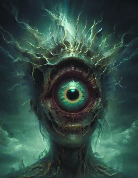creepy god schizophrenia highly disturbing paranoid lovecraft evanescent filth twisted grotesque horror,prismatic bewitch eyes,intricately detailed with morbid morbid cult horror directed gaze fascism propaganda occult pyramid head crown and surreal vaporwave catholic grimdark hyperdetailed technical glitch glitch cosmic dread meta doom octane cycles zendaya sea of demon fish psychedelic nature color splash and voleged tenderer cosmic eldritch cosmic,bo jia cepre concept shiust hyperreal devil horror cinematic volumete,DonMD3m0nXL <lora:DonMD3m0nXL-000010:0.8>,<lora:add-detail-xl:1.6>,Pixel_vision <lora:Gaze Gaurdian:0.7>,DonMn1ghtm4reXL <lora:DonMn1ghtm4reXL:0.6>,by diegocr,<lora:lora-bloodyface-lite:0.5>,DonMPl4sm4T3chXL <lora:DonMPl4sm4T3chXL-000010:0.4>,monster <lora:fx-monsters-xl-meatsack:0.3>