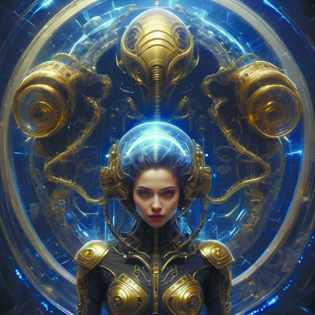 cosmic fractal biopunk giger portrait,pixar style,by tristan eaton stanley and tom bagshaw. law of thirds,golden ratio,separation of powers,people centered,octane rendered,masterpiece HRGigerAI <lora:HRGigerAIp:0.8> LuxTechAI <lora:LuxTechAIv2p:0.7> DonMPl4sm4T3chXL <lora:DonMPl4sm4T3chXL-000010:0.6> teslapunkai <lora:TeslaPunkAIv2p:0.5>