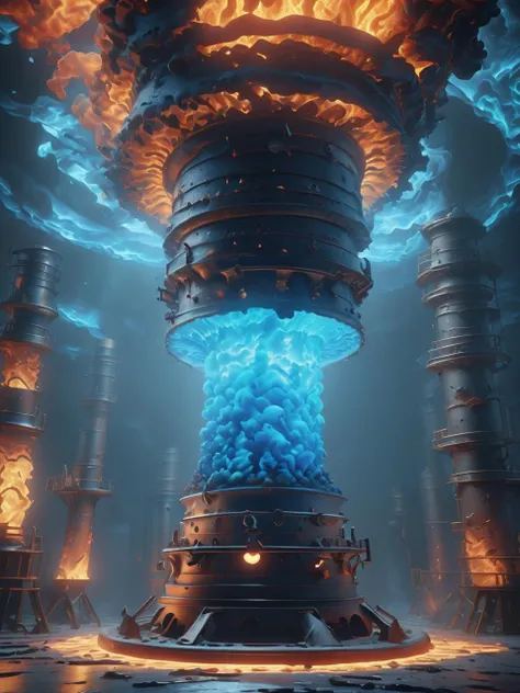 ((best quality)), ((masterpiece)), ((realistic,digital art)), (hyper detailed),DonMPl4sm4T3chXL Deep Sea Chimney Flue, octane rendering, raytracing, volumetric lighting, Backlit,Rim Lighting, 8K, HDR, <lora:DonMPl4sm4T3chXL-000010:0.7>