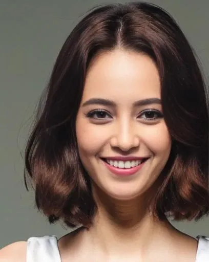 <lora:1k4w0m4n_cyberrealistic:1> 1k4w0m4n smile , medium shoulder length dark ginger hair, medium shoot , centerweight,  1girl 30 yo. Masterpiece, High quality , detailed , 8K <lora:sharpening_B_1.1:0.8>
