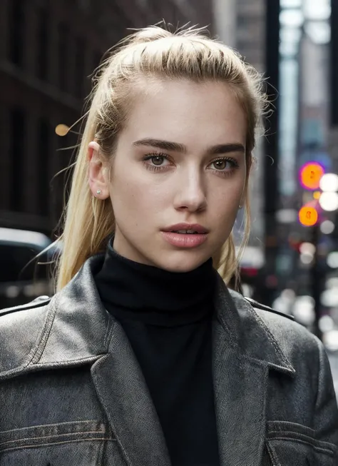 <lora:quiron_Lauren DeGraaf_v1130_Lora:0.77> laurendegraafquiron, laurendegraaf, solo, lips, realistic, blue eyes, (realistic texture skin),  sidelighting, best shadow, RAW, (Dutch angle), 
wet clothes, outdoor,  rain, pouring rain,