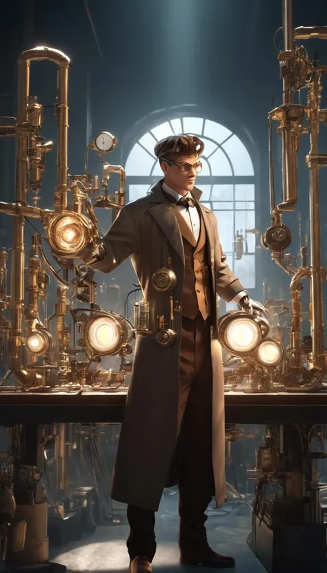 nikola tesla, teslapunkai retro, valvepunk, scientist, lightning
