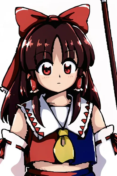 best quality, masterpiece, <lora:pc98-09:0.8>,1girl, solo,hakurei reimu,