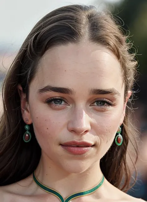 A stunning intricate color close up portrait of (sks woman:1) , wearing fancy dress, epic character composition, sharp focus, natural lighting, subsurface scattering, f2, 35mm, film grain, , by Ansel Adams, <lora:lora-small-emilia-clarke-v1:1>
