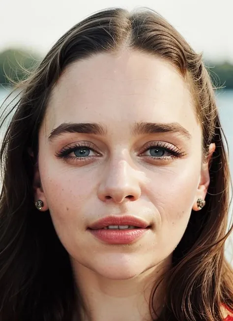 close up portrait of sks woman , by Flora Borsi, style by Flora Borsi, bold, bright colours, ((Flora Borsi)), by Andreas Gursky, <lora:lora-small-emilia-clarke-v1:1>