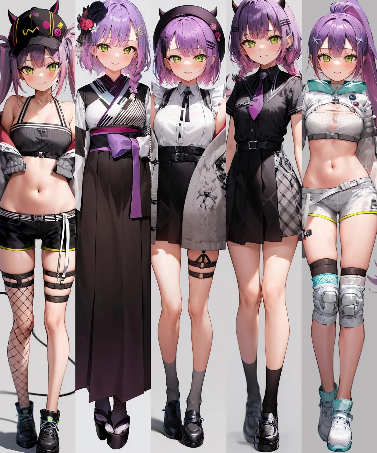 Tokoyami Towa (Hololive) 5 outfits