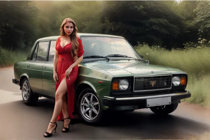 ((ktflrtsk)), ((realistic photo of a sexy woman standing near car)), by Jeremy Lipking, by William Bouguereau, (by Alphonse Mucha:0.5), sabudenego, jeremy lipking, masterpiece,
VAZ2107, <lora:VAZ2107:0.6>