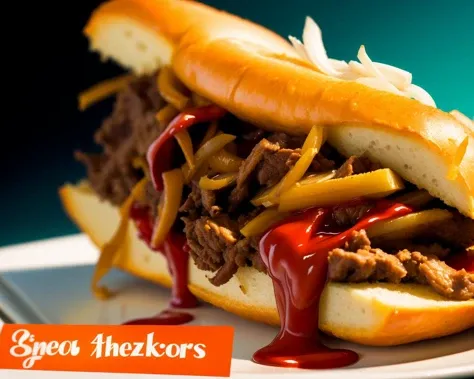 screengrab from the price is right, film grain, chromatic aberration, cheesesteak, smoke, cheesewiz, food focus, macro lens, photography, fried onions, gloss 
<lora:Addon_Cheesesteak:0.8>,