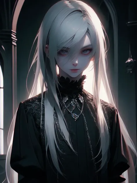 cute boy, gothic, silver long hair. beautiful face. beautiful hair.
cinematic lighting, sharp focus, professional photoshoot
<lyco:loha_gothic2:0.3>