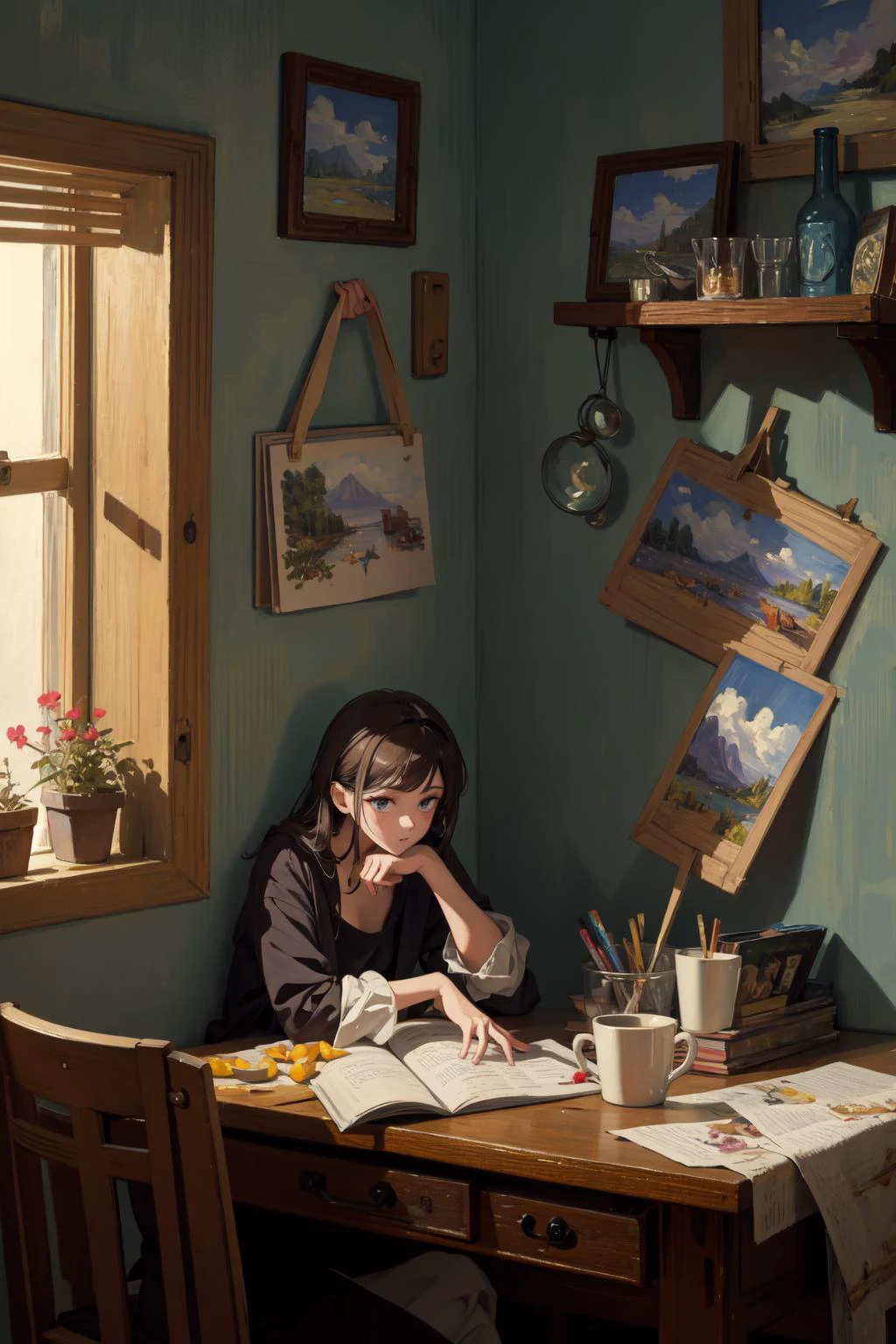 (best art ,illustration,masterpiece,best quality:1.35),
solo, perfect hands,perfect fingers,flirting with viewer,cinematic composition, <lora:KK_still_life_v2:0.8> still_life