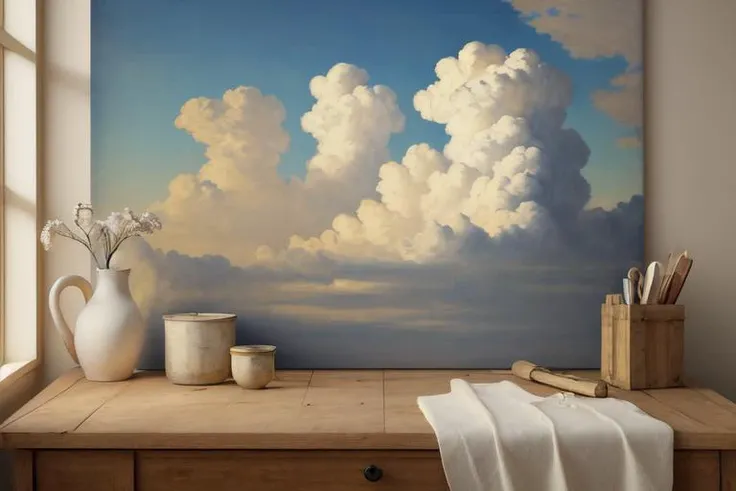 realistic, (best quality, masterpiece:1.3),Stratocumulus clouds, still_life, <lora:still_life_v3:1>, soft lights, <lora:_L2090:0.7>