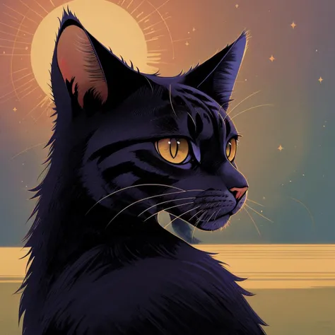 a cat <lora:Dominique_Ramsey_v1:1> dramseystyle