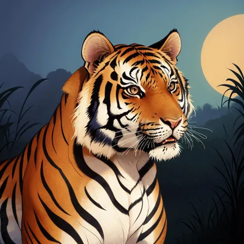 a tiger <lora:Dominique_Ramsey_v1:1> dramseystyle